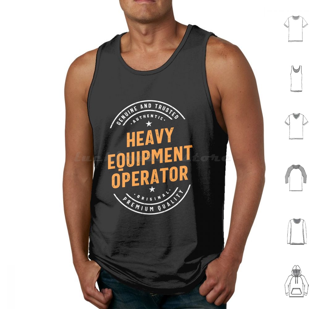Heavy Equipment Jobs - Kaos Tank Top Operator Alat Berat