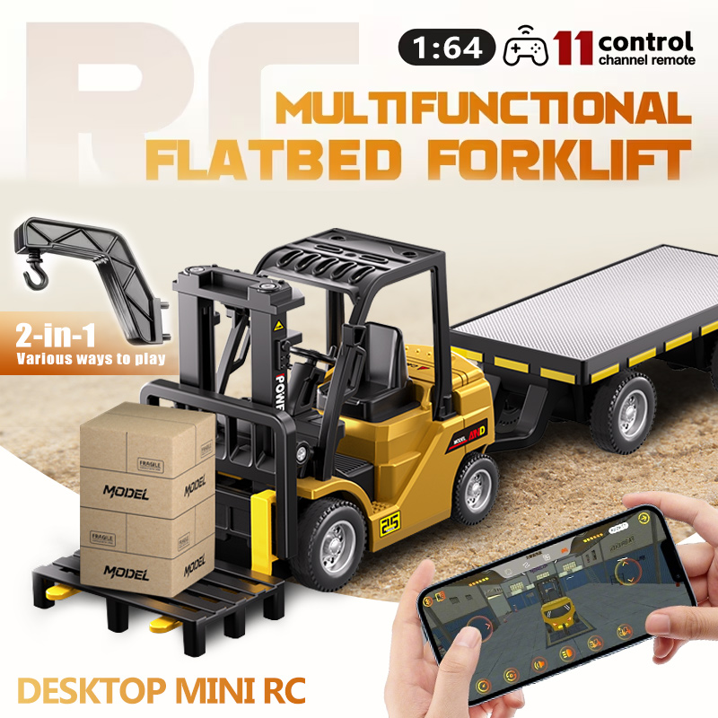 Heavy Equipment Operation - Set Forklift Crane Mini Remote Control