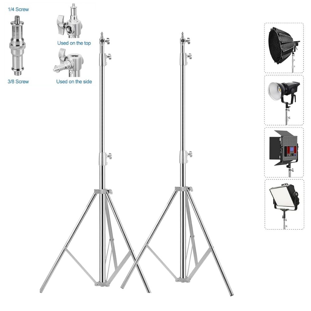 Heavy Equipment Video - Statif Lampu Stainless Steel 2.8m dengan