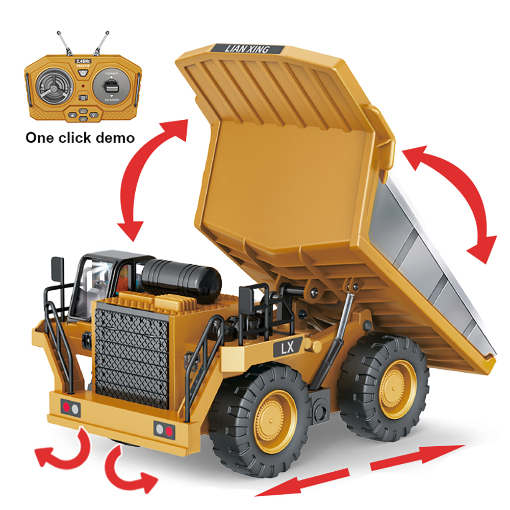 1: 20 Mainan Buldoser Truk Dum - Heavy Equipment Operation ulasan dan harga