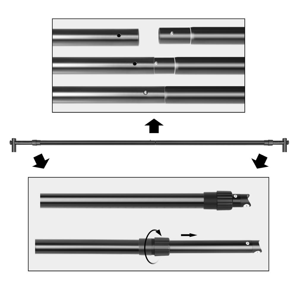 Stand Backdrop Serbaguna 2.4x3 - Heavy Equipment Video ulasan dan harga
