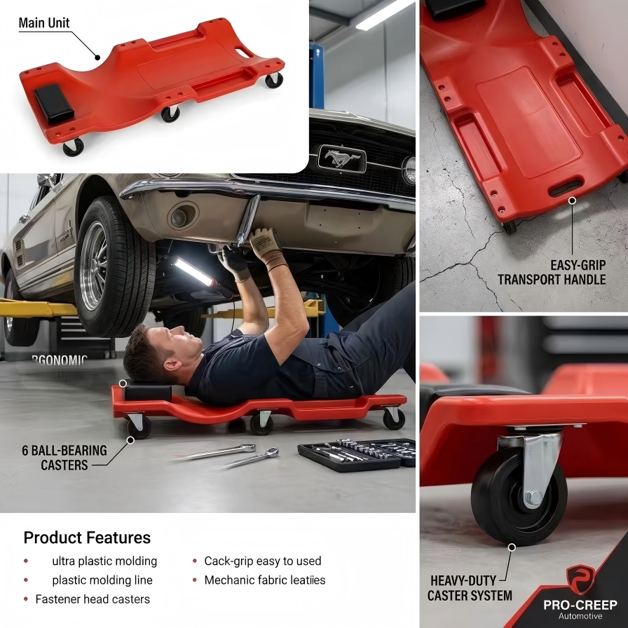 Alat Bantu Mekanik 6 Roda 40'' - Heavy Equipment Operator ulasan dan harga