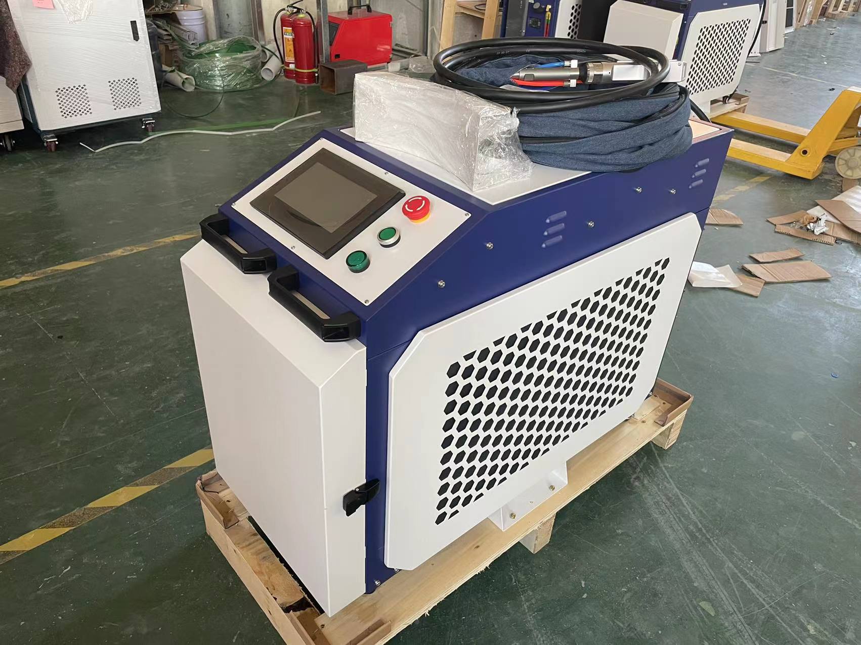 Mesin Las Laser Serat Industri - Heavy Equipment Welder ulasan dan harga