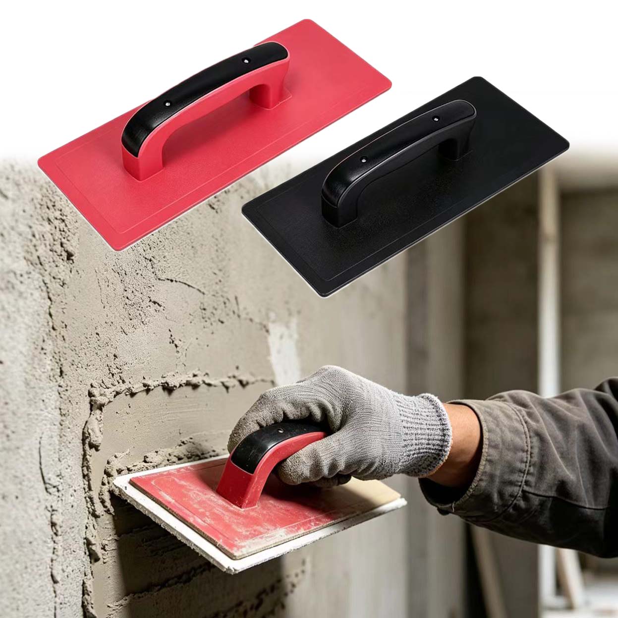 Trowel Plastik Tugas Berat Unt - Power Trowel Concrete ulasan dan harga