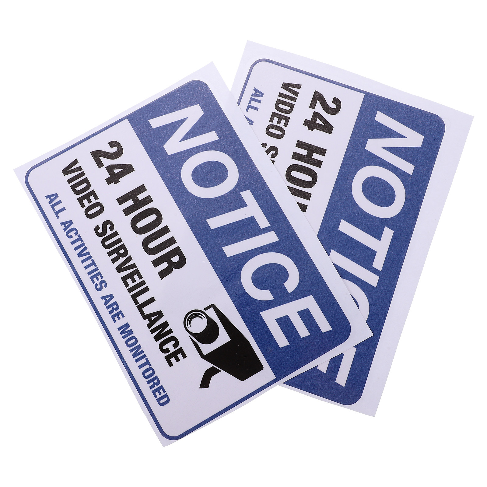 2 Buah Stiker Peringatan Video - Heavy Equipment Video ulasan dan harga
